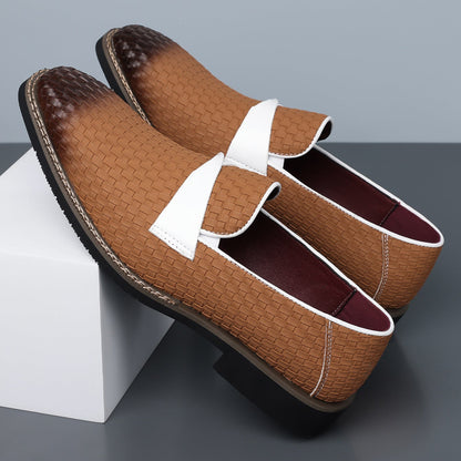 Adriatic Basketweave Contrast Loafers