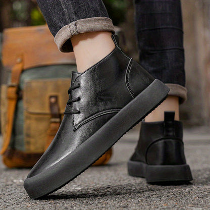 Modernist Leather Chukka