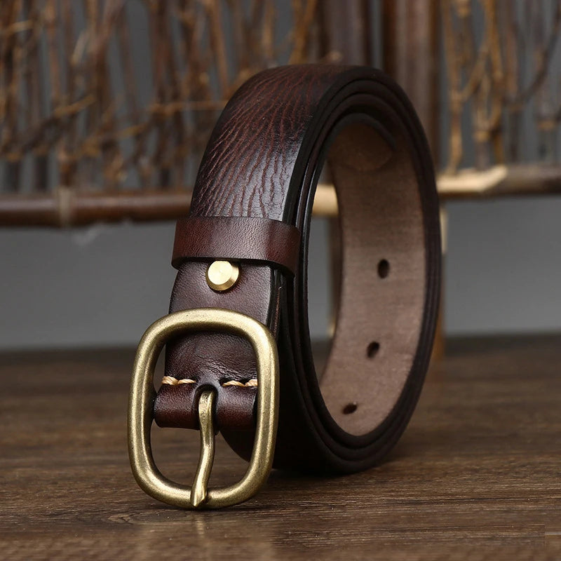 Sherwood Pull-Up Leather Belt