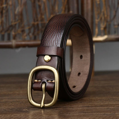 Sherwood Pull-Up Leather Belt