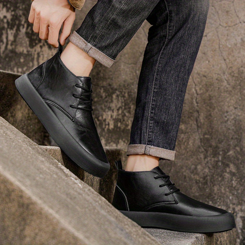 Modernist Leather Chukka