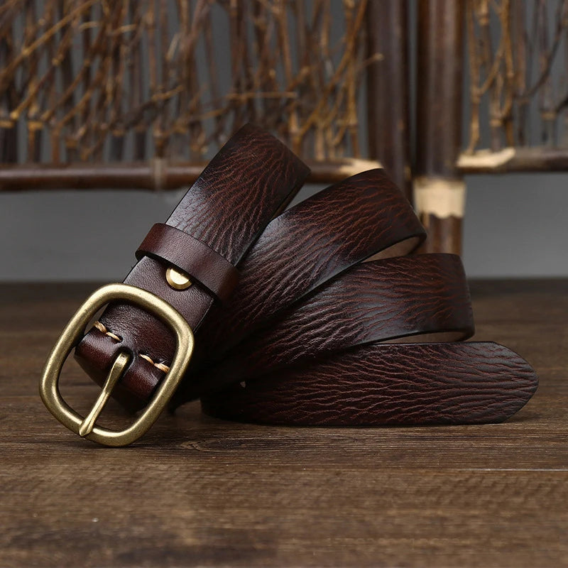 Sherwood Pull-Up Leather Belt