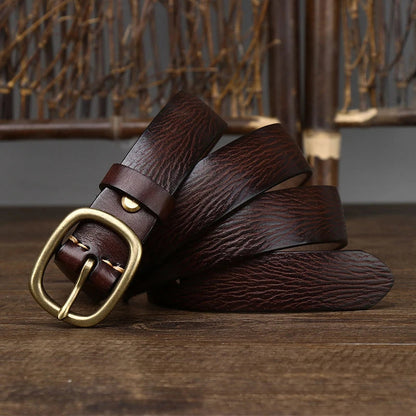 Sherwood Pull-Up Leather Belt