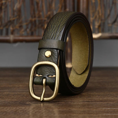 Sherwood Pull-Up Leather Belt