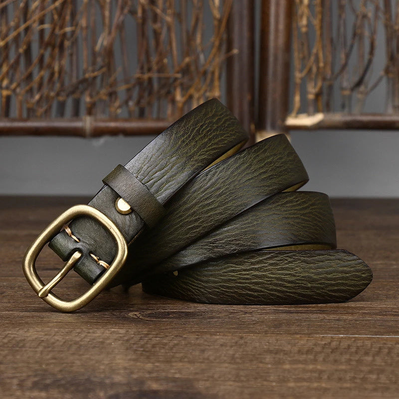 Sherwood Pull-Up Leather Belt