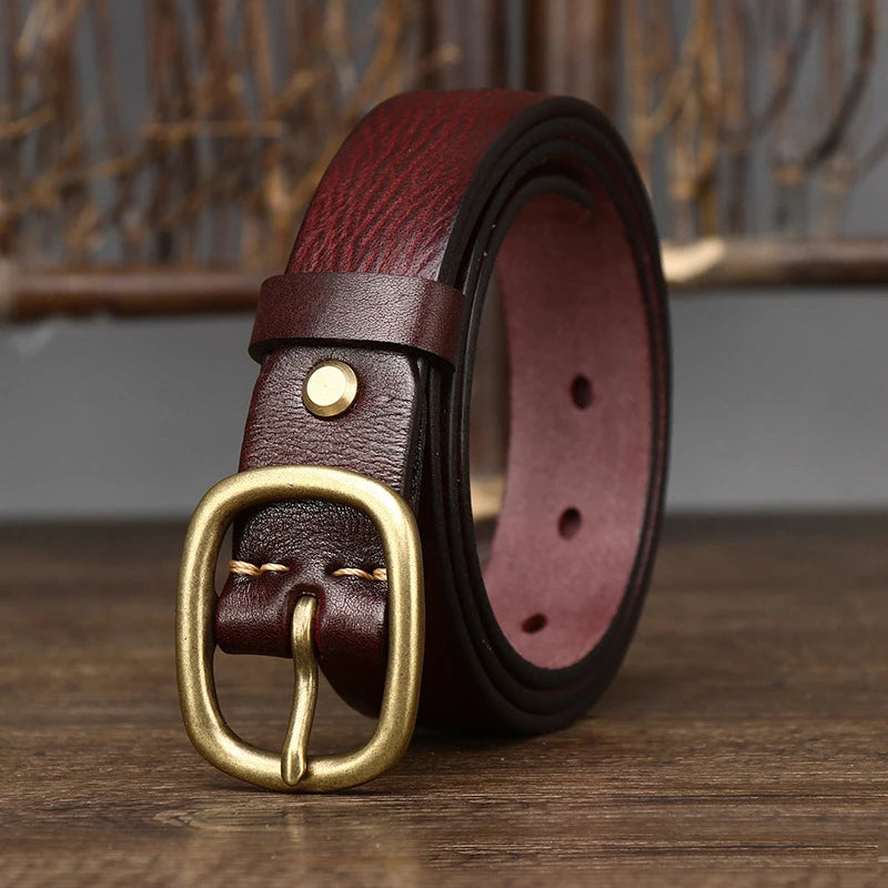 Sherwood Pull-Up Leather Belt