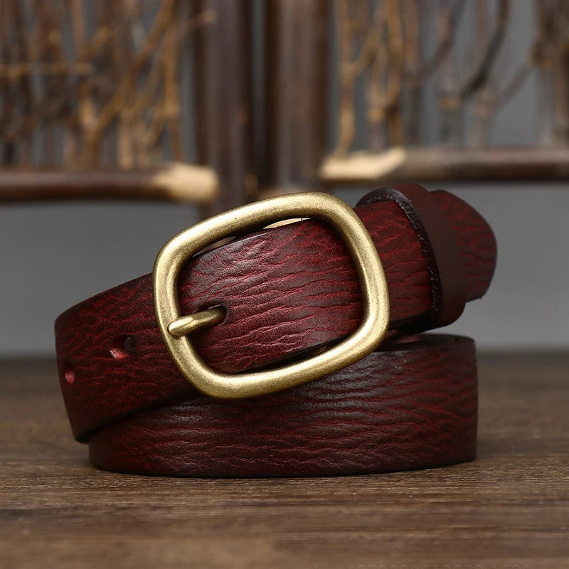 Sherwood Pull-Up Leather Belt