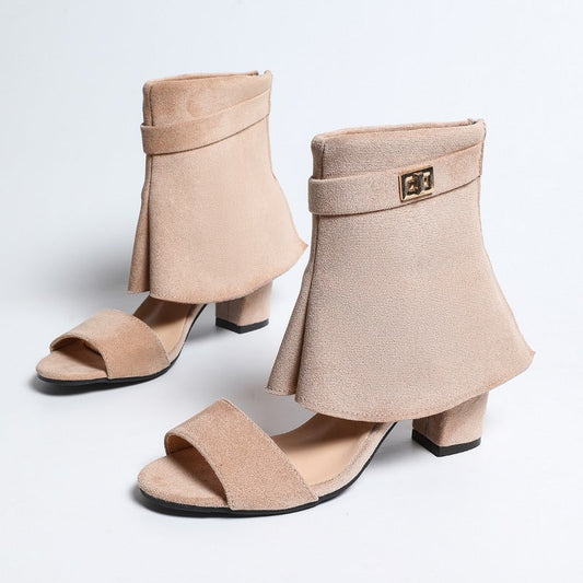 Vesper Cuffed Suede Sandals