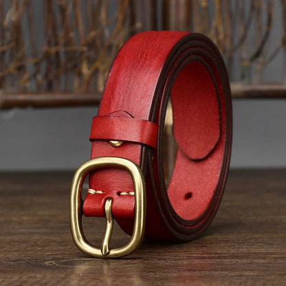 Sherwood Pull-Up Leather Belt