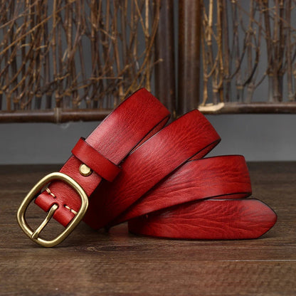 Sherwood Pull-Up Leather Belt