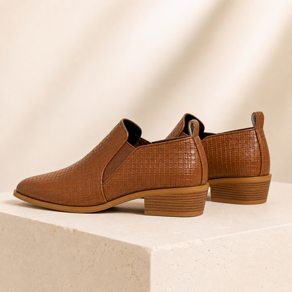 Bellamy Woven Gusset Flats