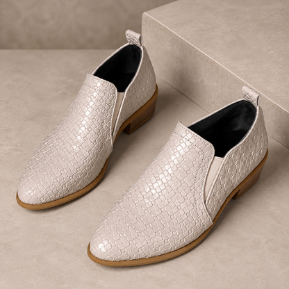 Bellamy Woven Gusset Flats