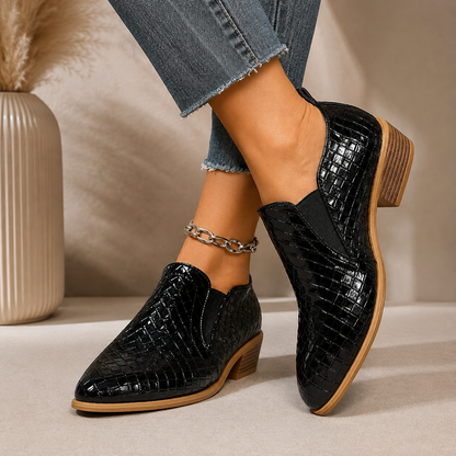 Bellamy Woven Gusset Flats