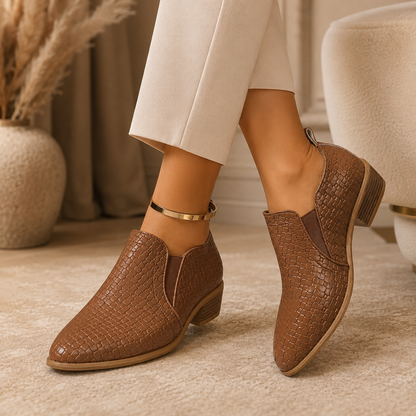 Bellamy Woven Gusset Flats