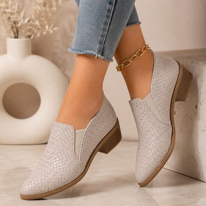 Bellamy Woven Gusset Flats