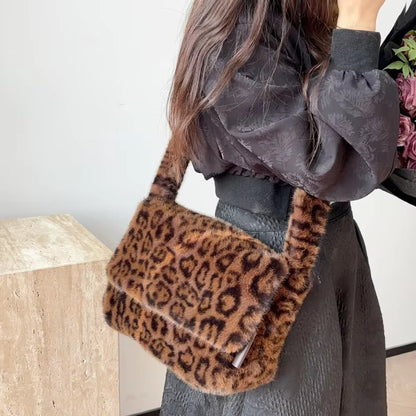Wildcat Faux Fur Crossbody Bag