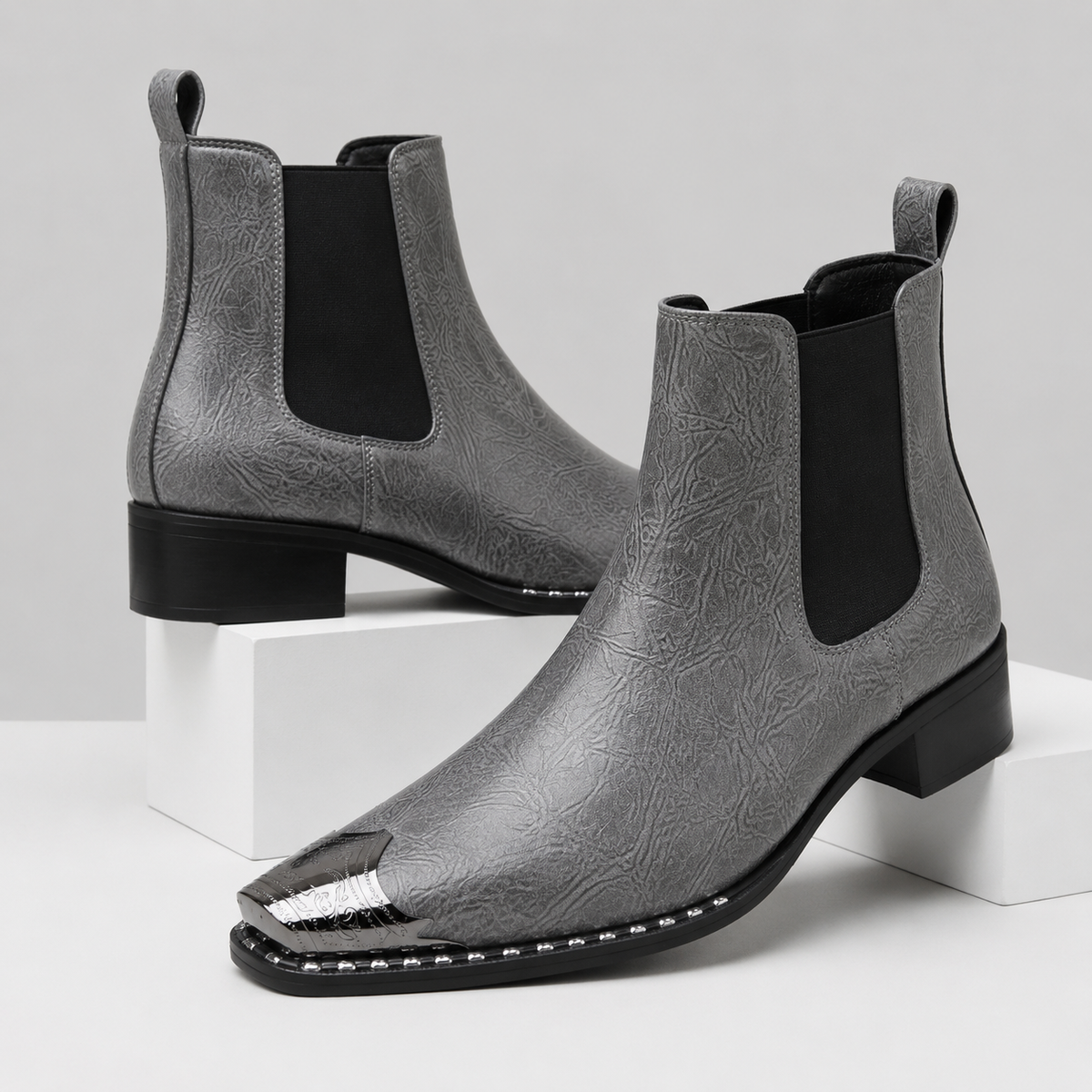 Renegade Metal-Toe Chelsea Boots