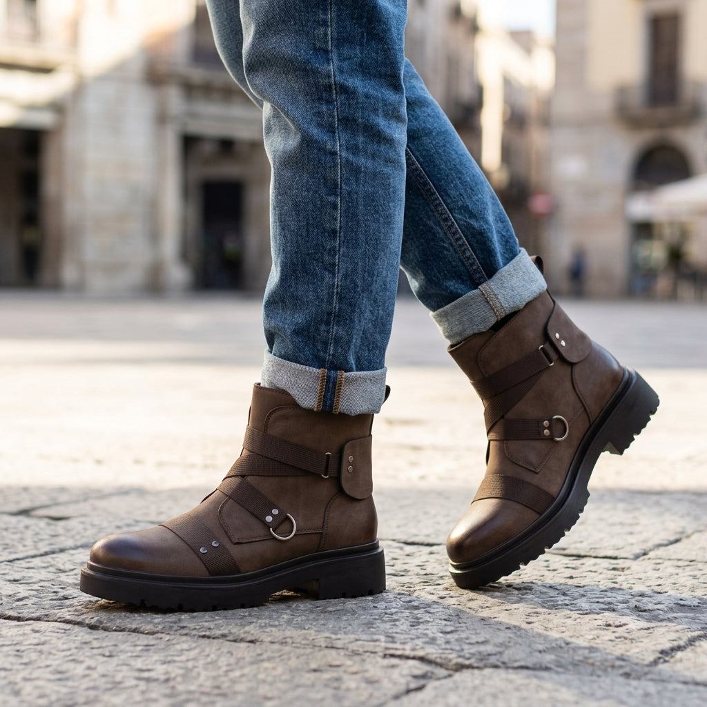 Ironclad Buckle Combat Boots
