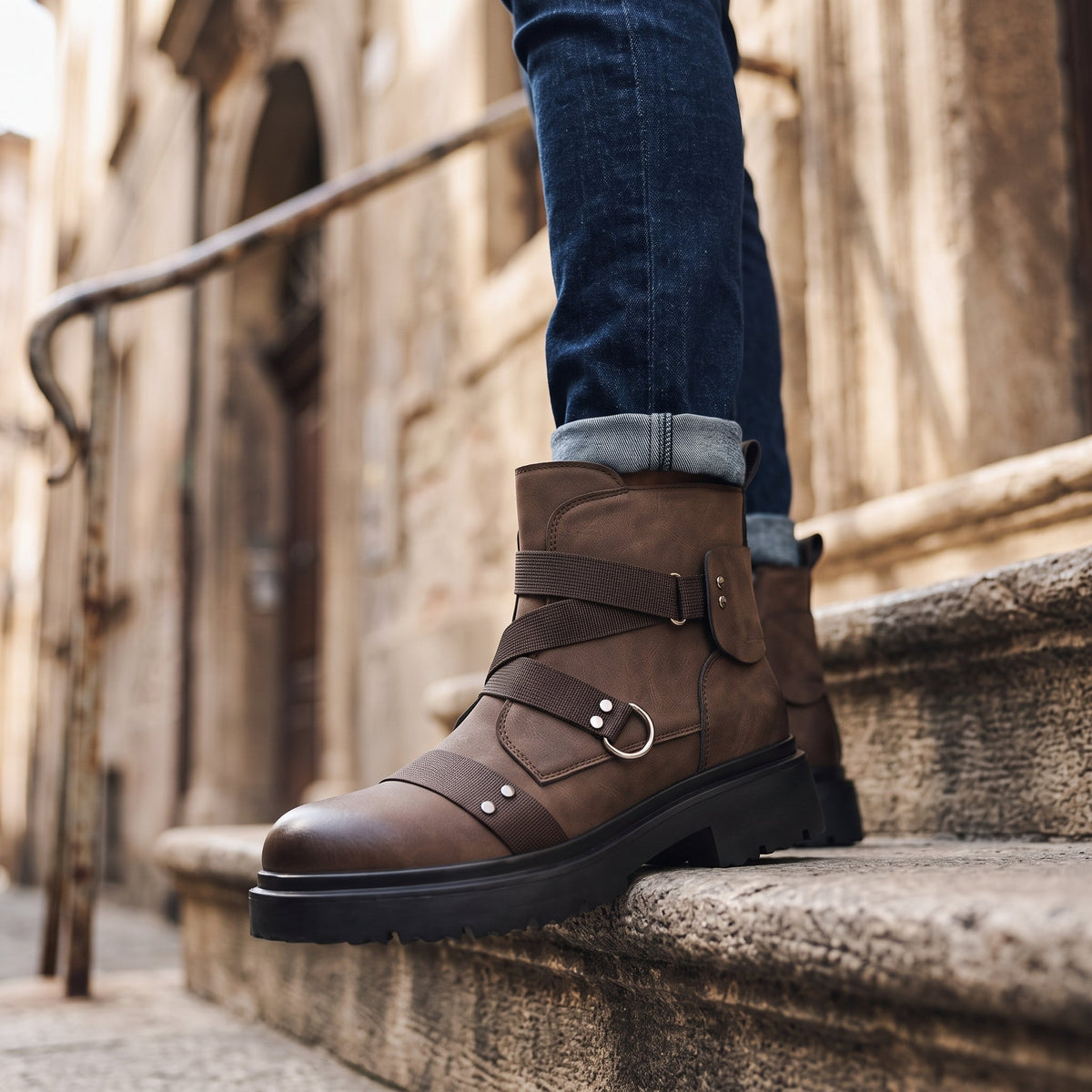 Ironclad Buckle Combat Boots