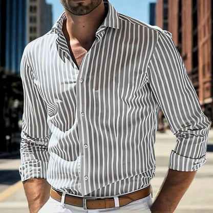 Mediterranean Classic Striped Shirt