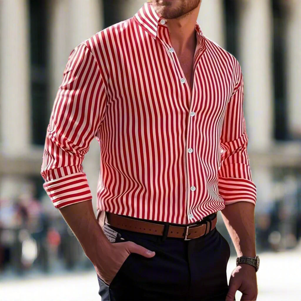 Mediterranean Classic Striped Shirt