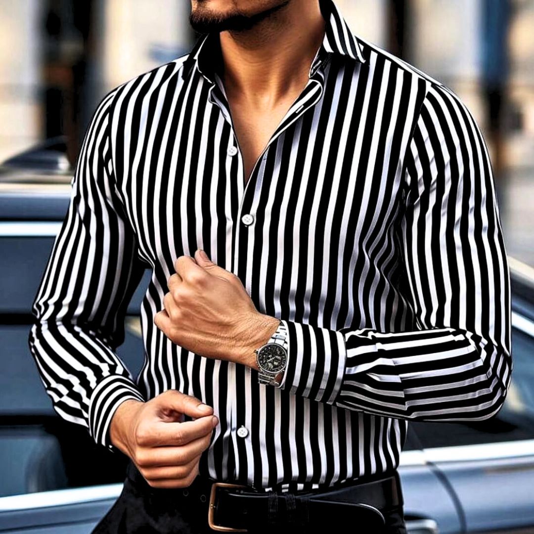 Mediterranean Classic Striped Shirt
