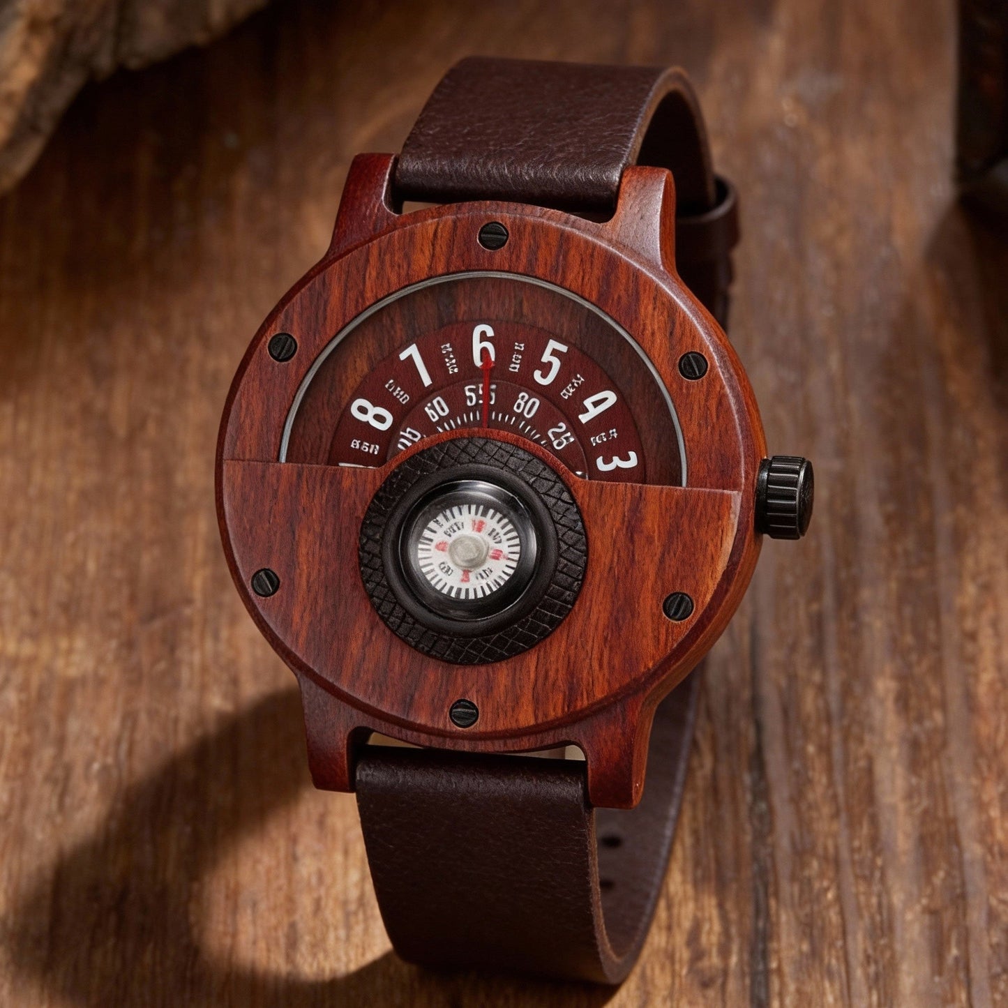 Voyager Natural Wood Instrument Watch