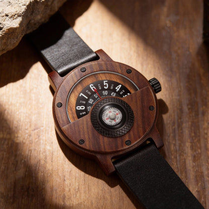 Voyager Natural Wood Instrument Watch