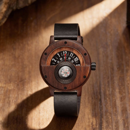 Voyager Natural Wood Instrument Watch