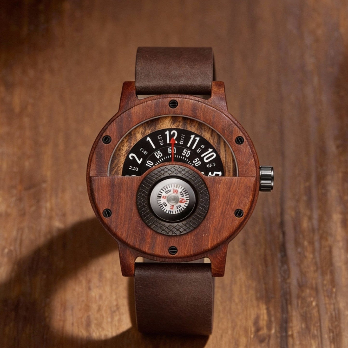 Voyager Natural Wood Instrument Watch