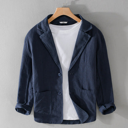 Hampton Dusk Linen Blazer
