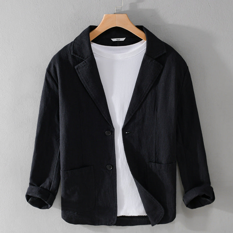 Hampton Dusk Linen Blazer