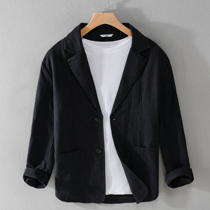 Hampton Dusk Linen Blazer