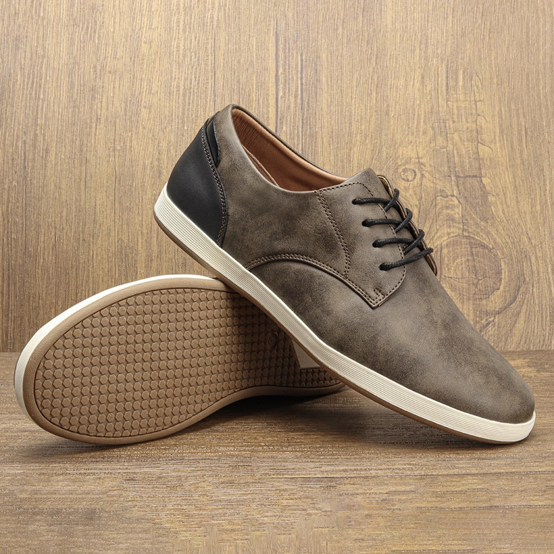 Refined Leather Derby Shoes