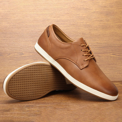 Refined Leather Derby Shoes