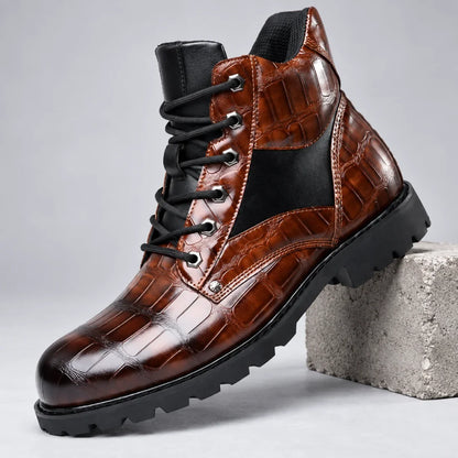 Prague Dusk Leather Boot