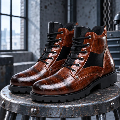 Prague Dusk Leather Boot
