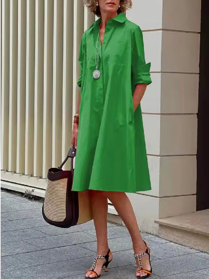 Monaco Poplin Shirt Dress