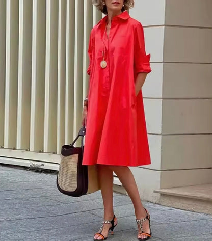 Monaco Poplin Shirt Dress