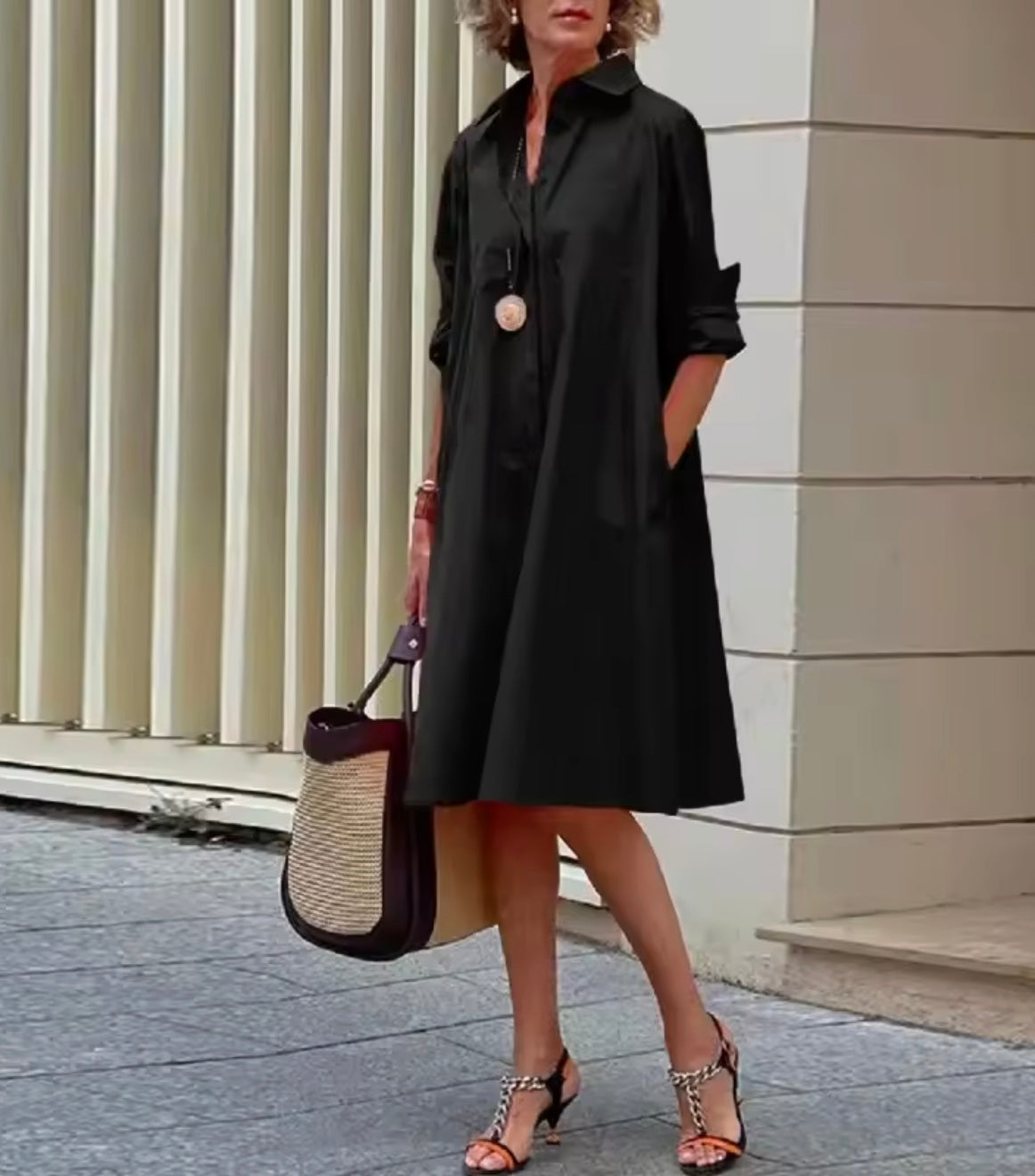 Monaco Poplin Shirt Dress
