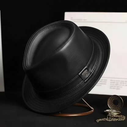 Heritage Leather Trilby Hat