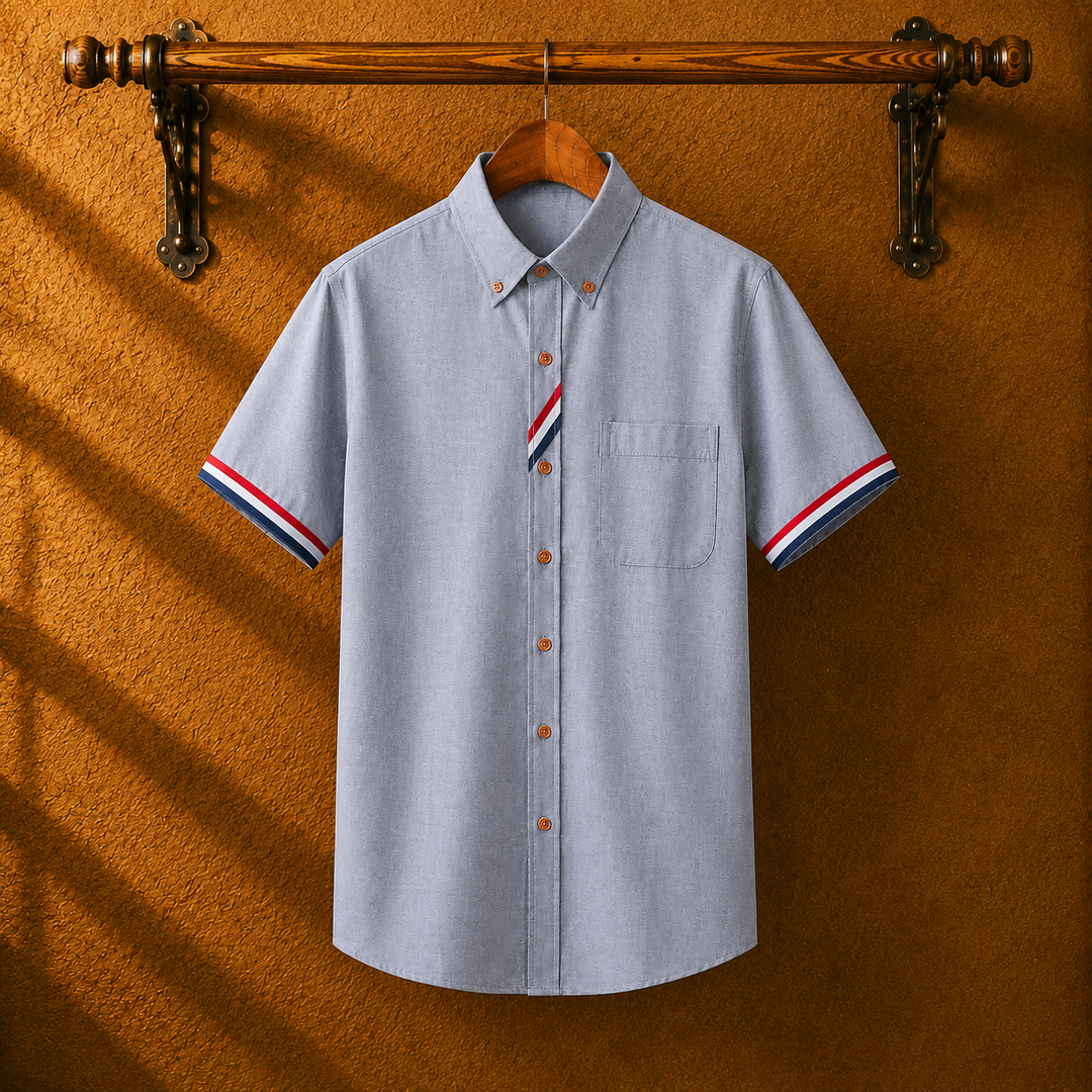 Aldric Oxford Short-Sleeve Shirt