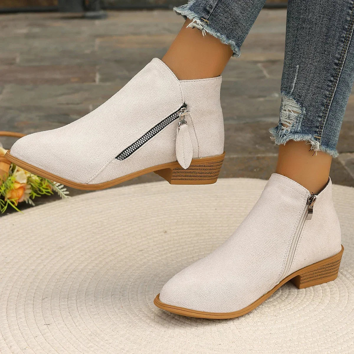 Suede Lora Chelsea-Inspired Boots