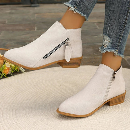 Suede Lora Chelsea-Inspired Boots