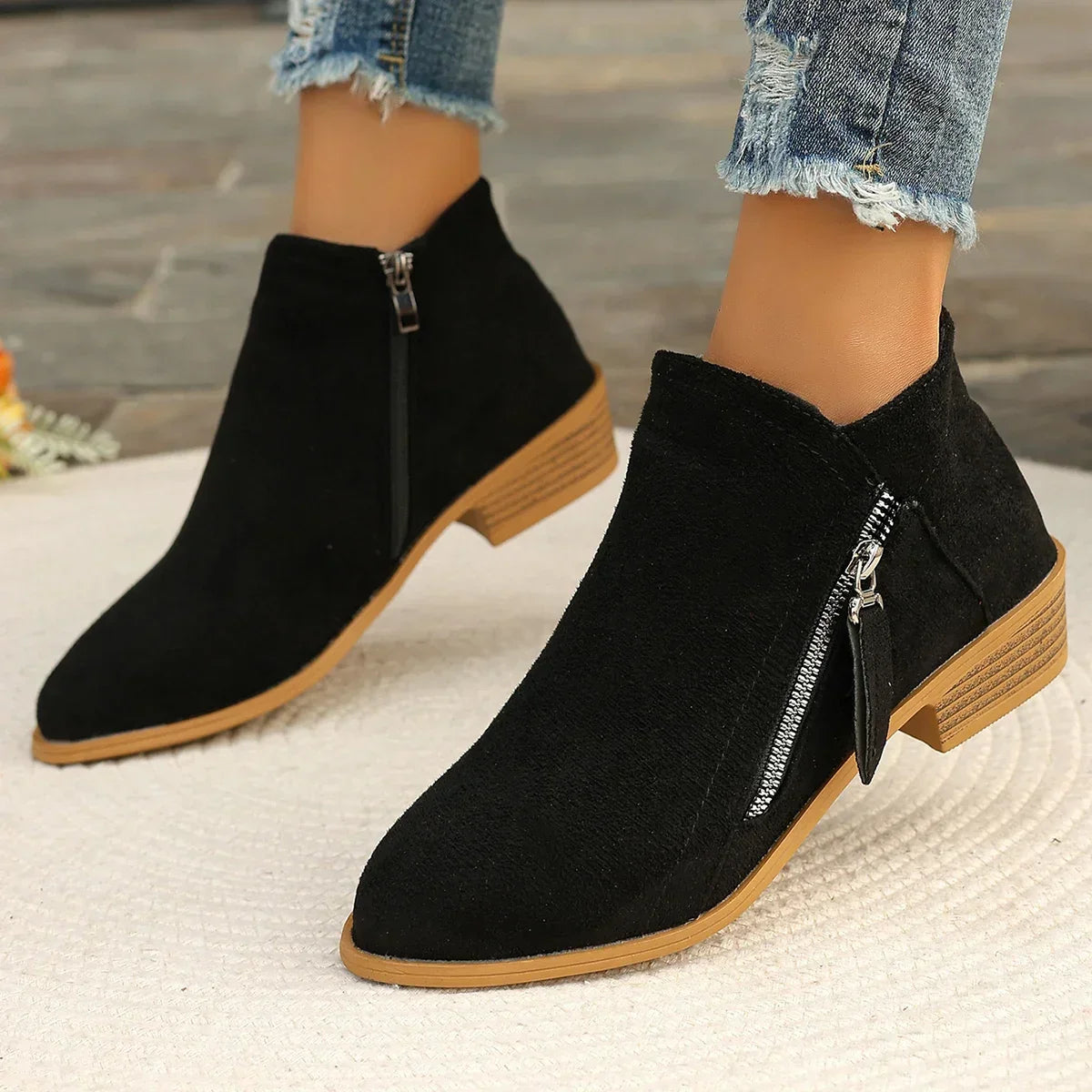 Suede Lora Chelsea-Inspired Boots