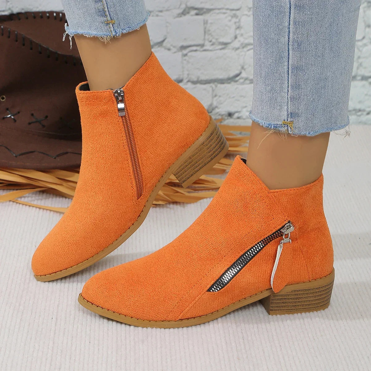 Suede Lora Chelsea-Inspired Boots