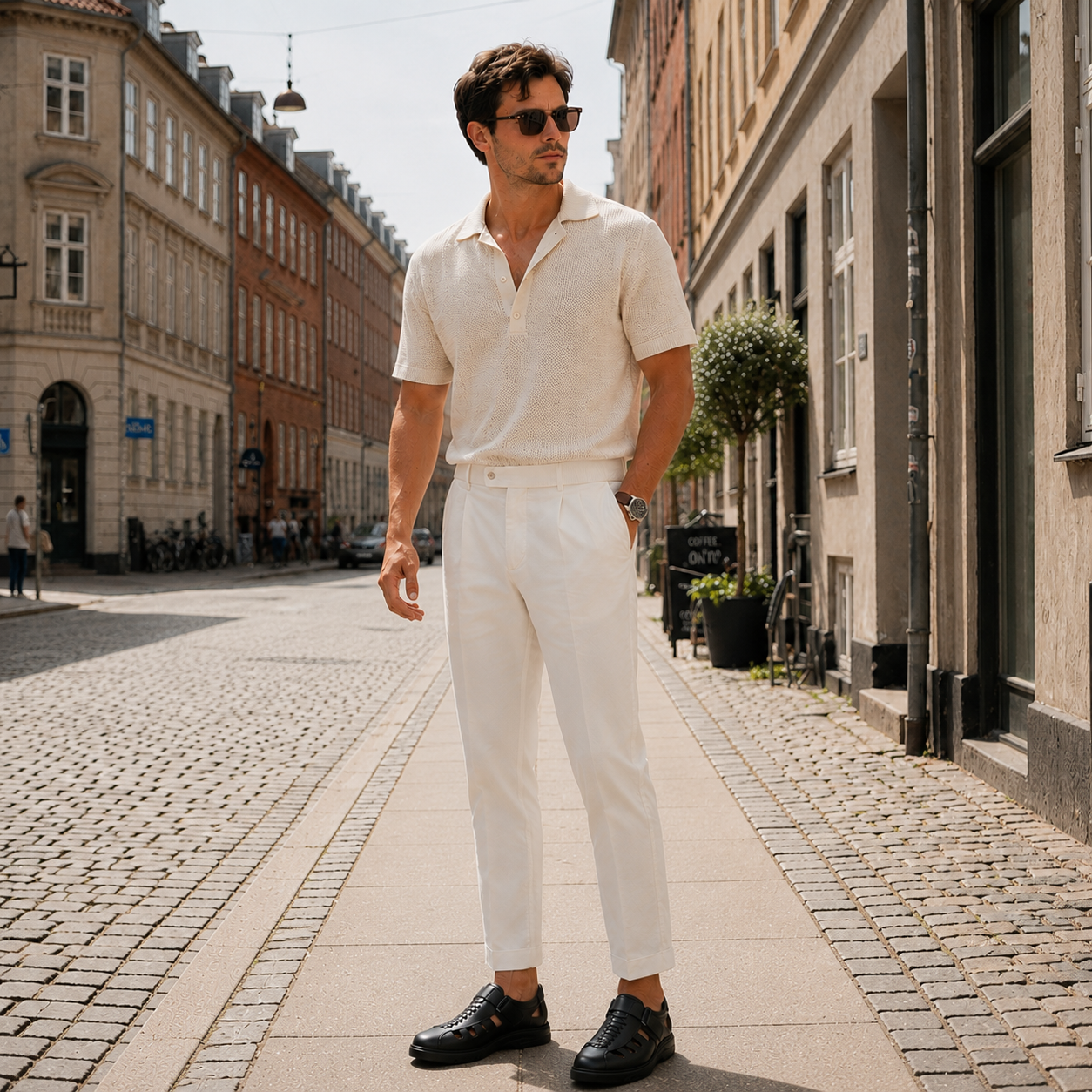 Marchese Woven Leather Loafer