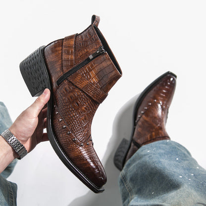 Vaquero Croc Chelsea Boots