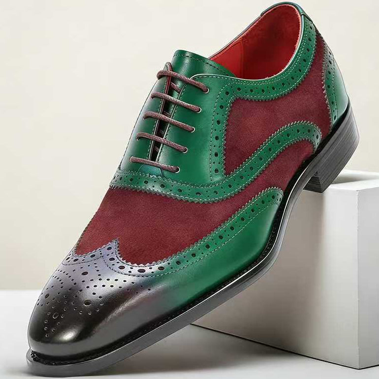 Sovereign Cowhide Leather Bi-Color Brogue Oxford