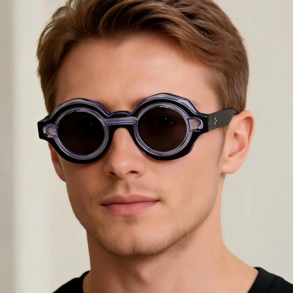 Double-Rim Acetate Sunglasses